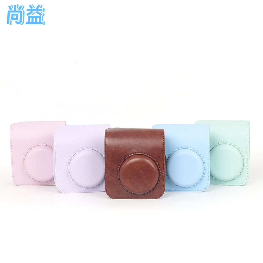 适用拍立得mini 12相机水晶壳/硅胶套 相机合身收纳保护套 套壳包