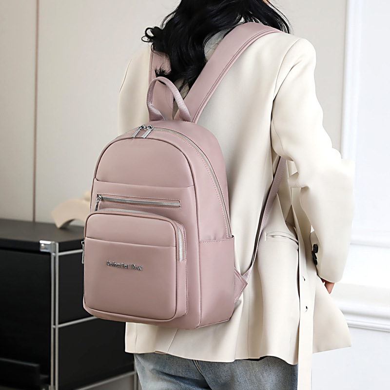 Colorful Fox new women's fashionable casual backpack with multiple layers and large capacity, water-resistant_voghion.com