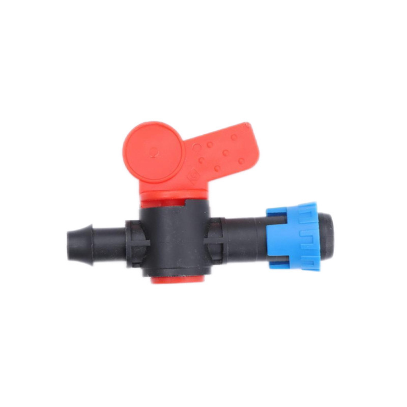 Válvula de derivación de anillo de tracción al por mayor, interruptor de riego por goteo, accesorios de tubería de agua, riego agrícola, 16 válvulas de derivación madre de bloqueo de tubería dura