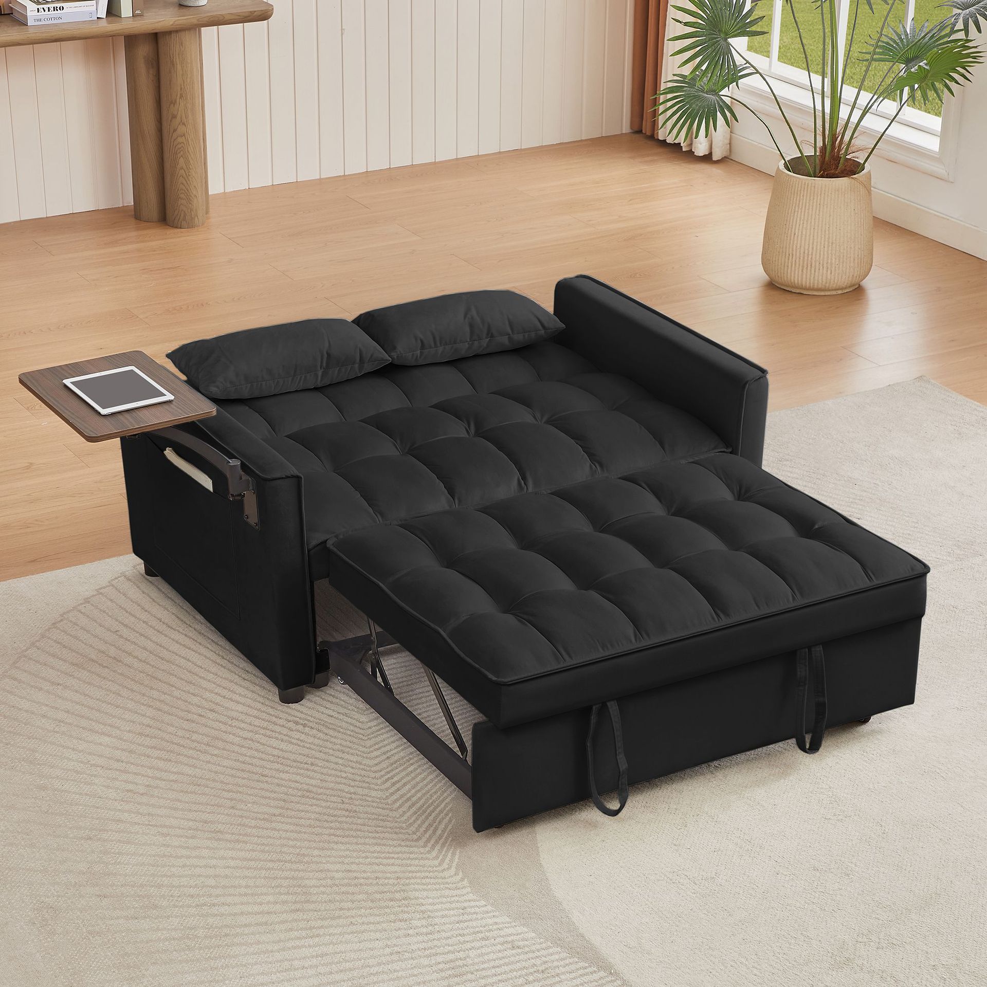 Nuevos productos transfronterizos multifuncionales sofá cama de tela moderna simple y plegable de doble uso sofá de estudio de casa pequeña popular en línea