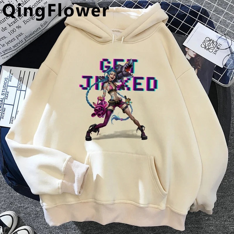 Arcane Jinx Hoodies Male Overseas Setwear Men Hoody Sweatsh