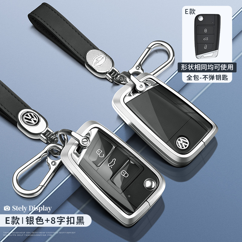 폭스 바겐 E 스마트 올 인 클루 시브 실버 투명 + 8 워드 버클 블랙