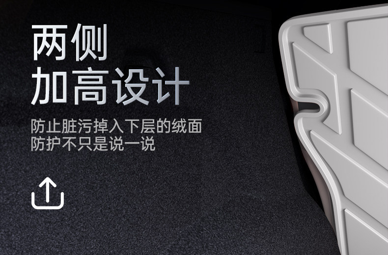Suitable for Lynk & Co 07GT trunk mat TPE26 model car modification interior accessories floor mat trunk mat supplies