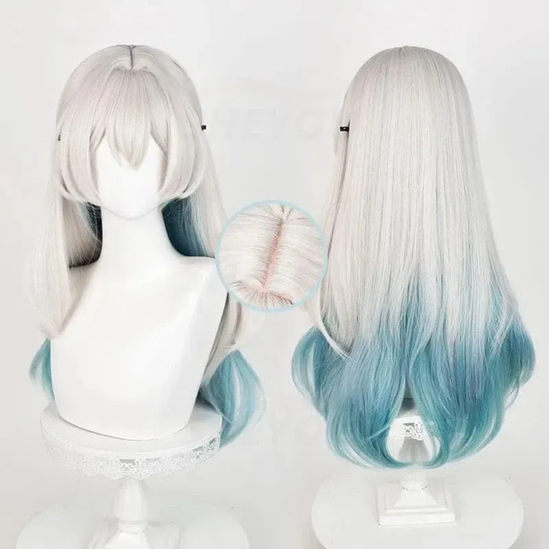 Honkai Star Rail Liuying Cosplay Wig Simulated Scalp t Color Gradient Liuying Wig