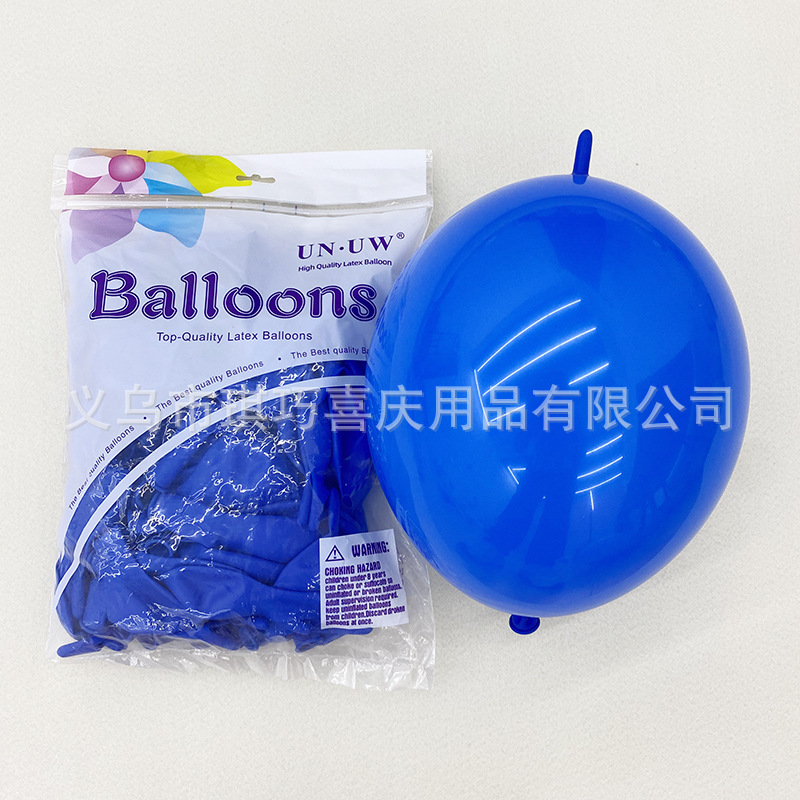 Globos con Cola de 10 Pulgadas para Fiestas, Color Sólido