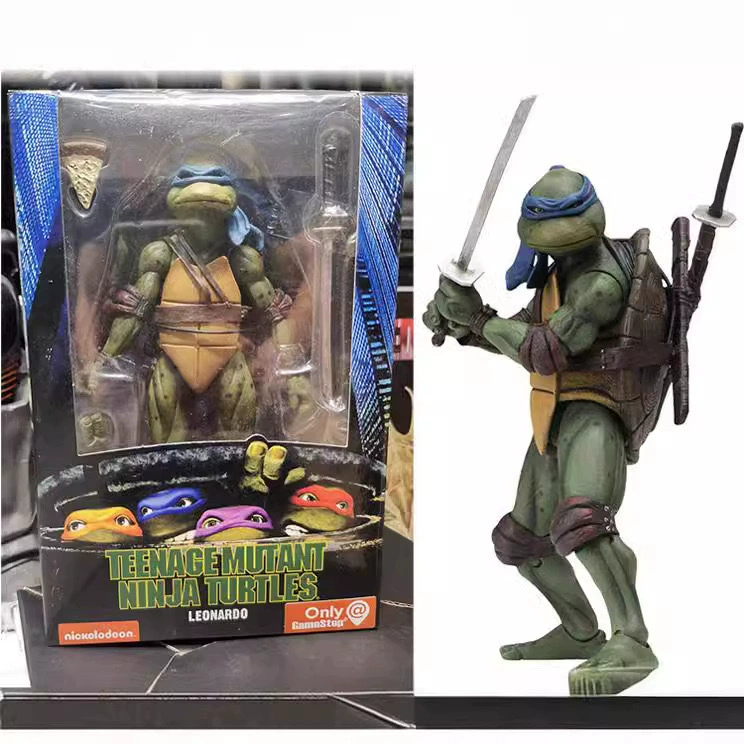 Коллекционная подвижная фигурка NECA «Черепашки‑ниндзя» версия из фильма, 7‑дюймовая модель