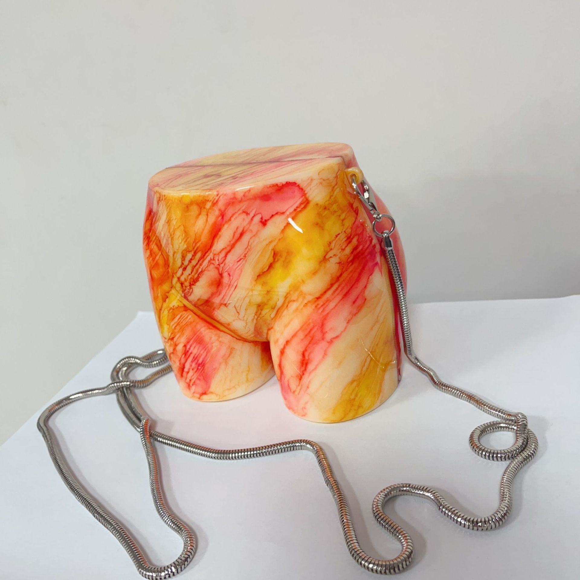 Nuevo acrílico transfronterizo bolso de cena de mujer nicho personalidad mochila de hombro, bolso de cadera de moda bolso de noche