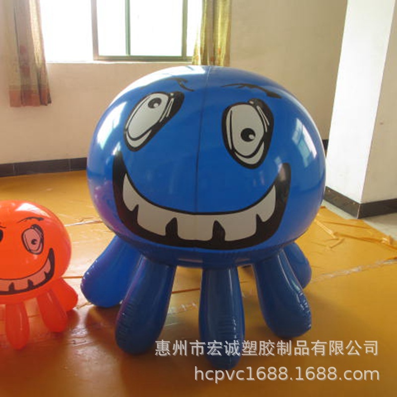 充气喷水八爪鱼夏季儿童户外戏水八爪鱼球草坪玩耍喷水章鱼保罗