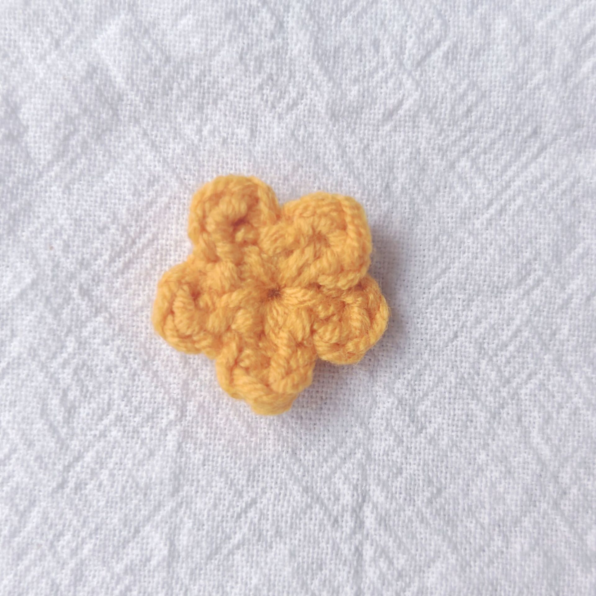 2cm 주황색 작은 꽃-3