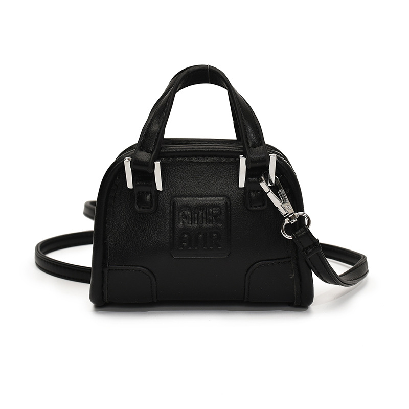 Bolso de hombro de niña de color de contraste de moda coreana, letra de estilo occidental, mini bolso de bebé, nuevo bolso de comercio exterior para niños