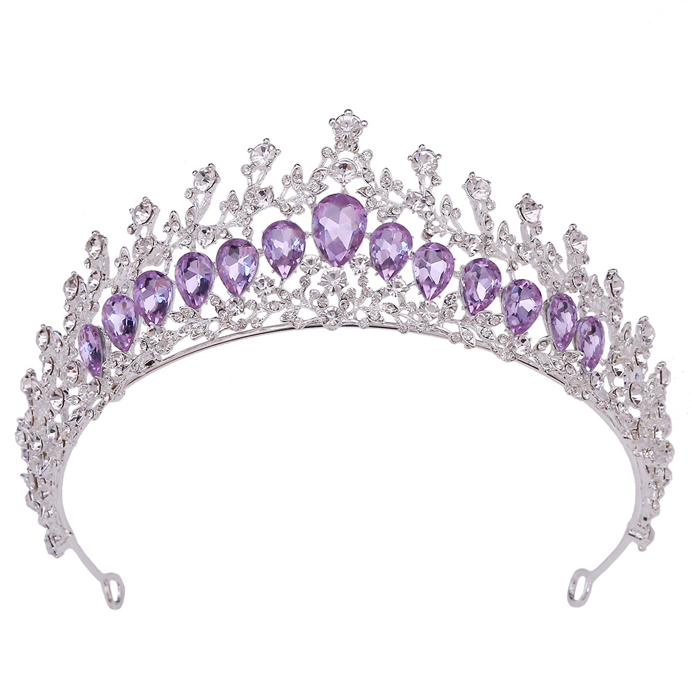 新娘淡紫皇冠