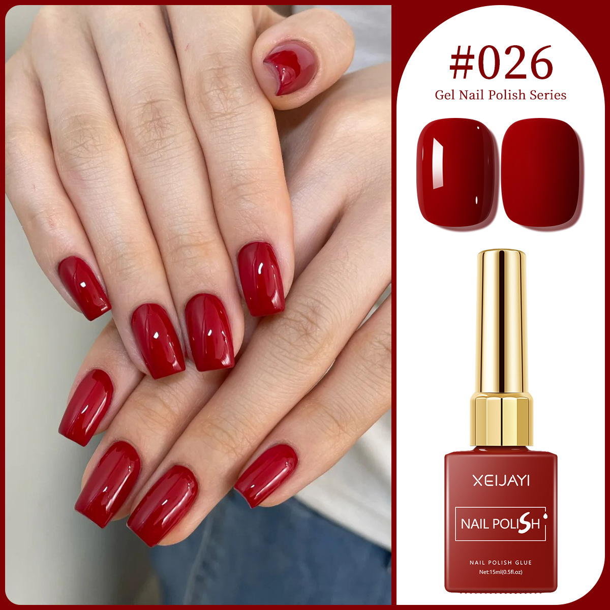 Macaron color pegamento de uñas 2025 nuevo estilo de moda Chellie rojo oliva verde pegamento de uñas