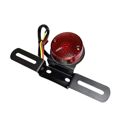 Motorcycle Tail Light Rear Light Brake Light Cg125 Modified Retro Tail Light Harley Prince Brake Light 12V (Brake light) - cg-retro-taillight