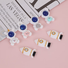 宇航員太空人 小火箭DIY樹脂配件批發 手工自製手機殼材料包貼片