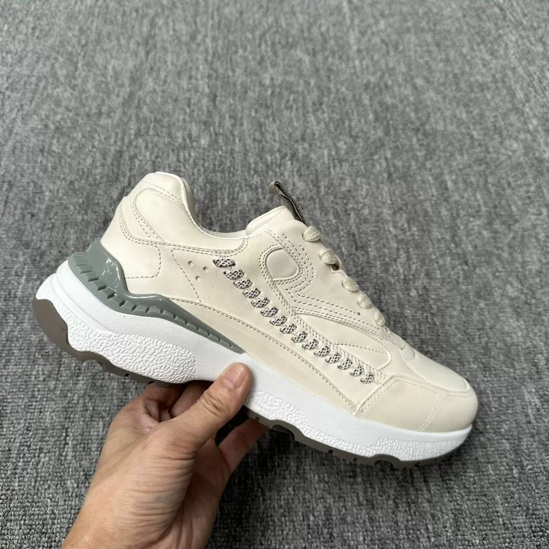 Новая дышащая повседневная спортивная обувь из воловьей кожи для мужчин, деловая обувь на толстой подошве на шнуровке для мужчин, дорожная обувь для вождения из натуральной кожи для мужчин