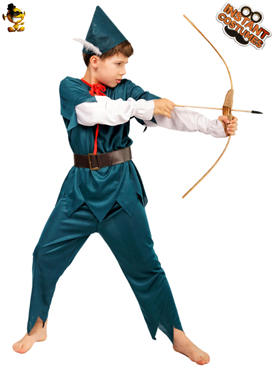 Halloween traje de fiesta Arqueros juego papel mascarada Cosplay ropa los niños