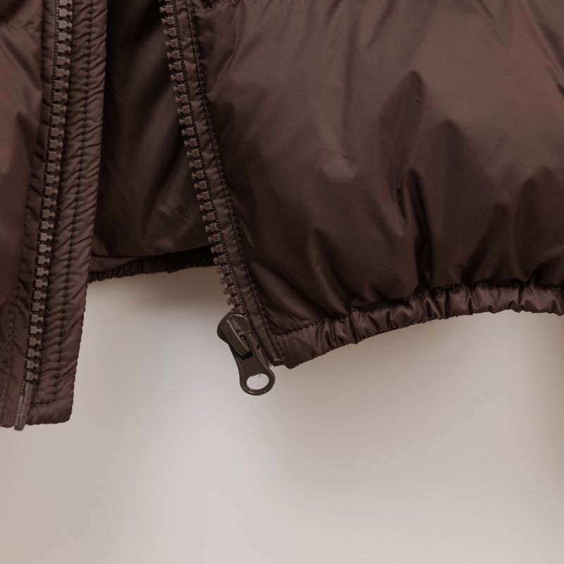 Dames donsjas winter kort wit eendendons dikke gewatteerde jas_voghion.com