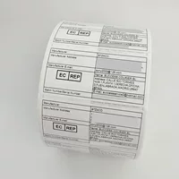 Печатайте наклейки TEMU для трансграничной торговли GPSR с пищевыми контактами, соответствующие стандартам ЕС и Великобритании.
