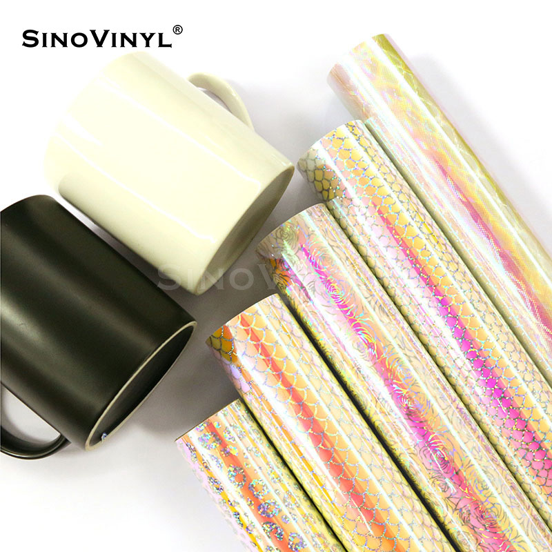 Xinlang Arco Iris patrón de grabado láser película de pared pegatinas decorativas de colores patrón de fibra de carbono adhesivo pegatinas instantáneas image 6
