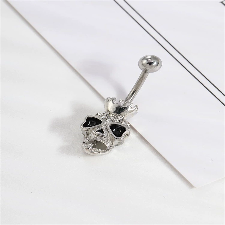 Fashionable belly button piercing, jewelry, 1 pieces, punk style
