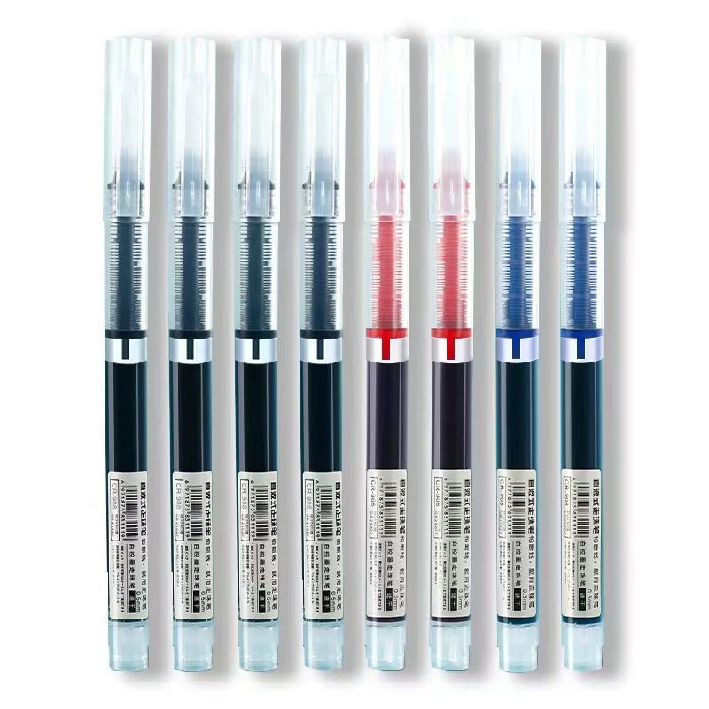 Quick dry rollerball black rollerball pen for students