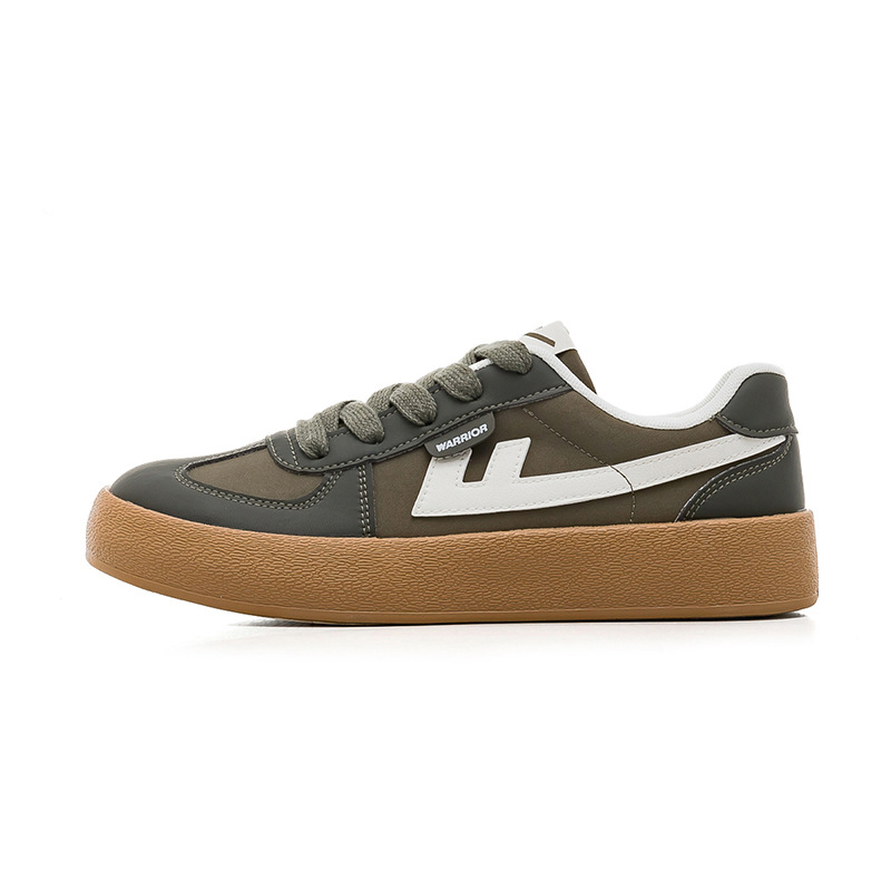 Zapatos de skate de pareja ligeros retro zapatos de entrenamiento alemanes redondos casuales zapatos de suela gruesa zapatos individuales para hombres y mujeres