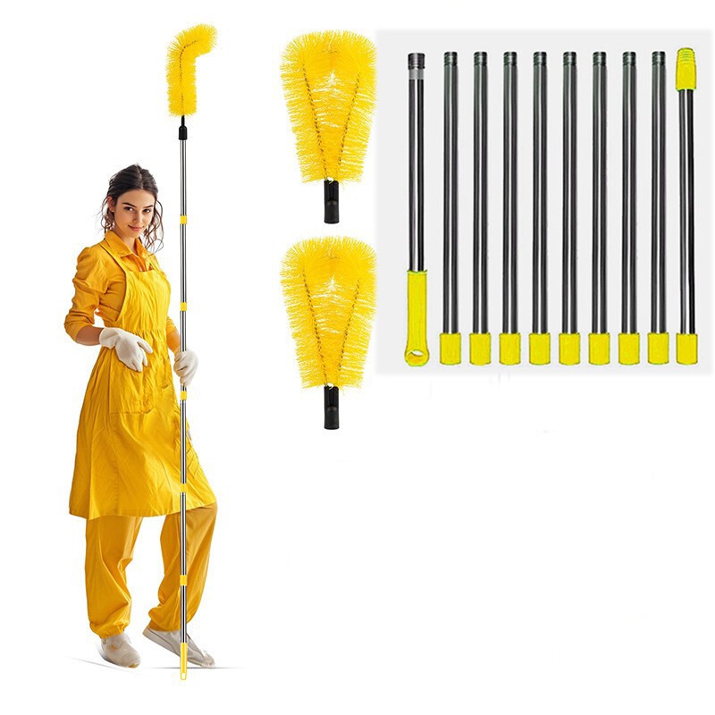 Cross-border eaves brush cleaning brush roof eaves drainage gutter gutter cleaning brush trench cleaning brush fallen leaves cleaning brush