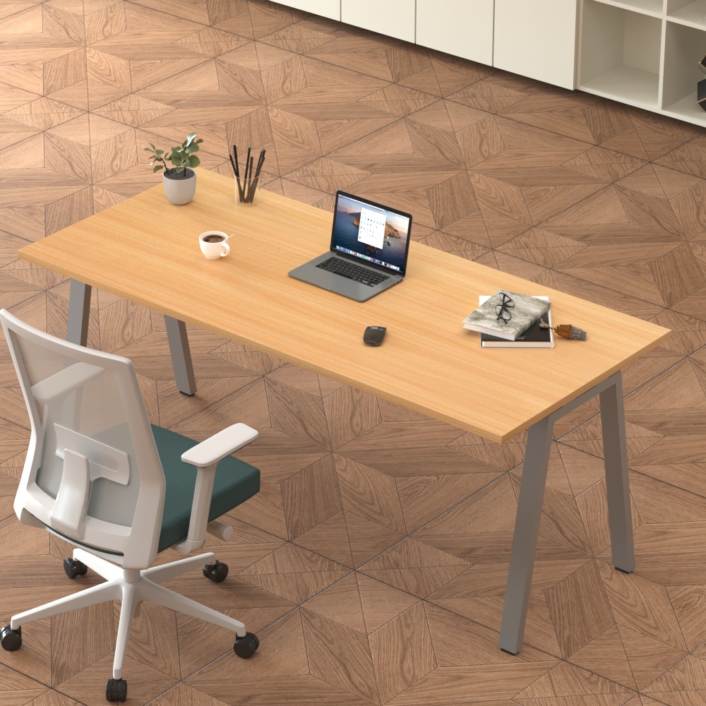 Fabricantes de muebles de oficina personal escritorio de computadora mesa de hierro forjado mesa de finanzas de acero mesa de oficina personal suministro de escritorio transfronterizo