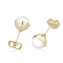 珍珠簡單鏤空耳飾氣質高級感小眾輕奢耳環一件代發包郵跨境專供