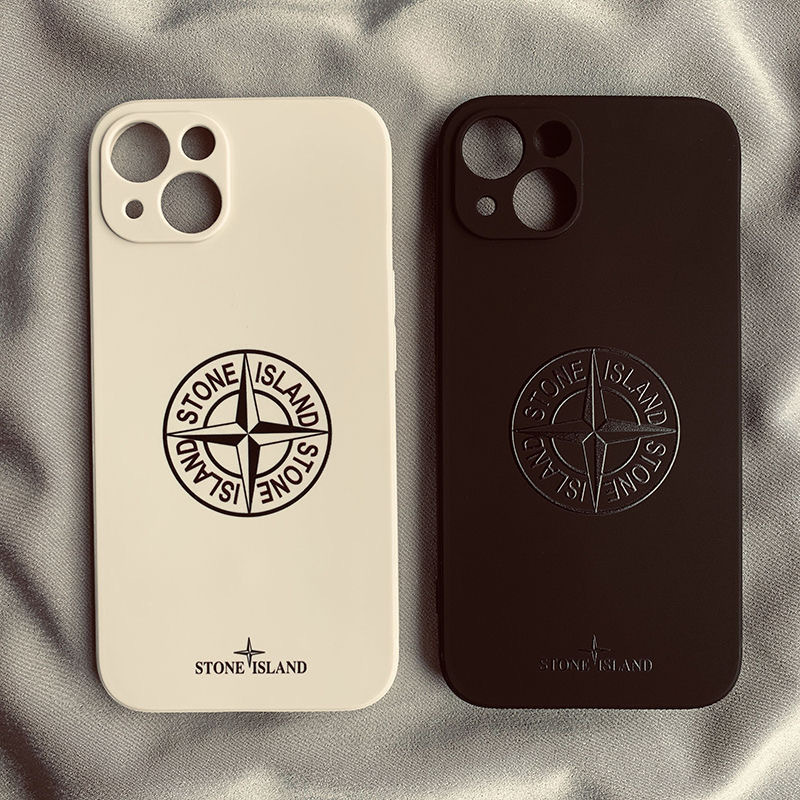 Stone Island ins wind for Apple 15/16ProMax phone case iPhone1213 silicone 14 right angle personality