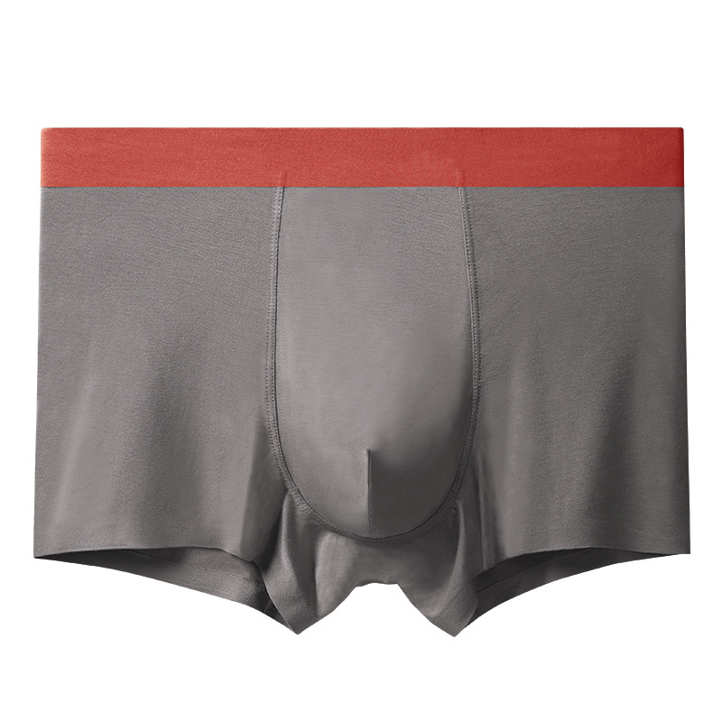 Ropa interior modal de los hombres sin costuras boxeadores de fábrica al por mayor boxeadores transpirables más tamaño verano Mediados de cintura