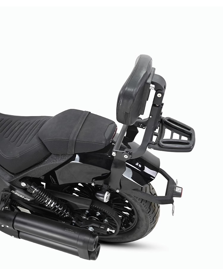 Muscle car Wolf suitable for Benda black flag 500 multi-function folding backrest adjustable backrest modified tail shelf tail