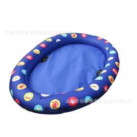 现货供应 pvc充气小狗浮排 宠物浮排 充气狗狗浮垫夏季用品