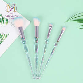 批发六支化妆套刷散粉遮瑕刷彩妆工具少女心套装化妆刷