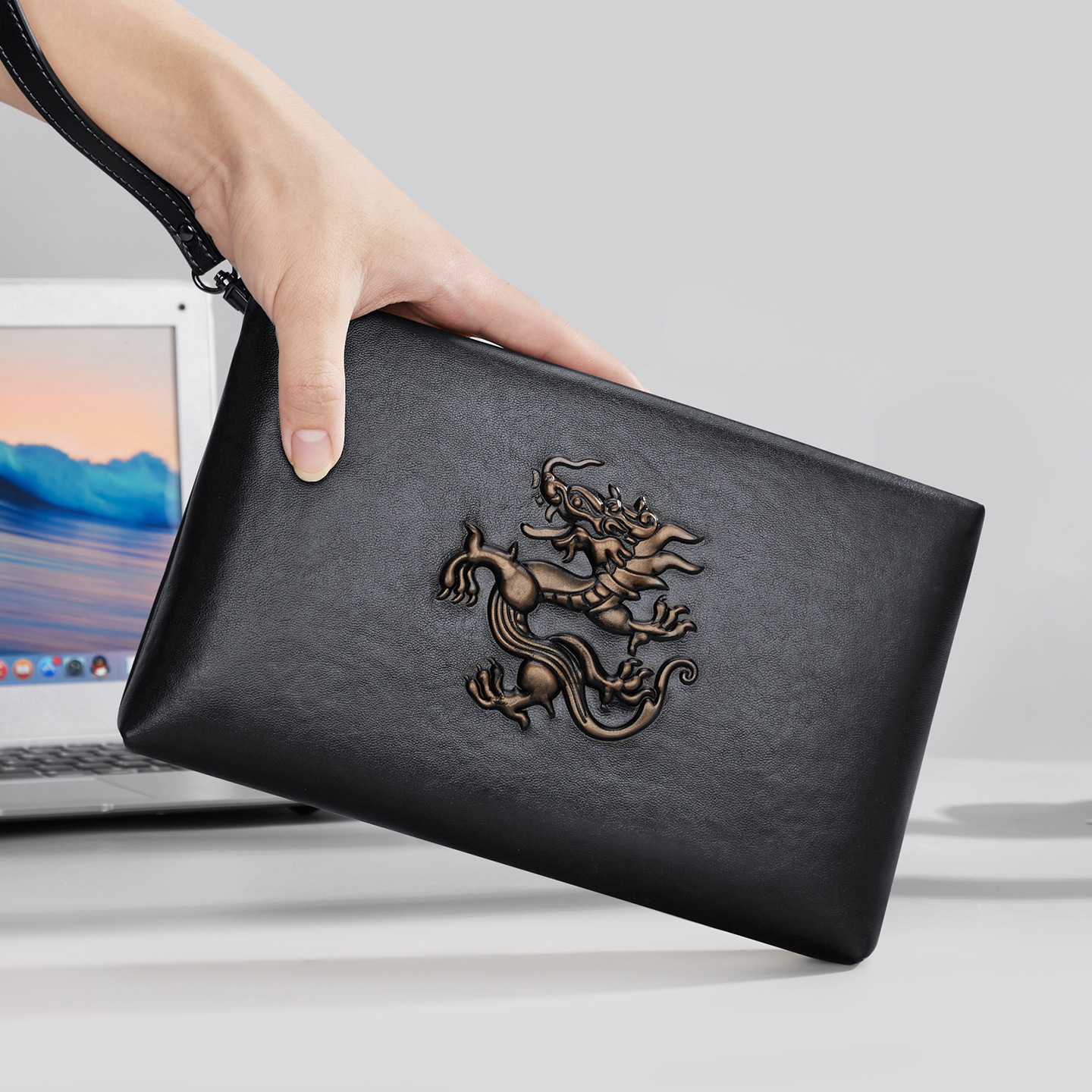 Túi phong bì nam da thật Emperor Paul – clutch cầm tay cao cấp phong cách thời trang