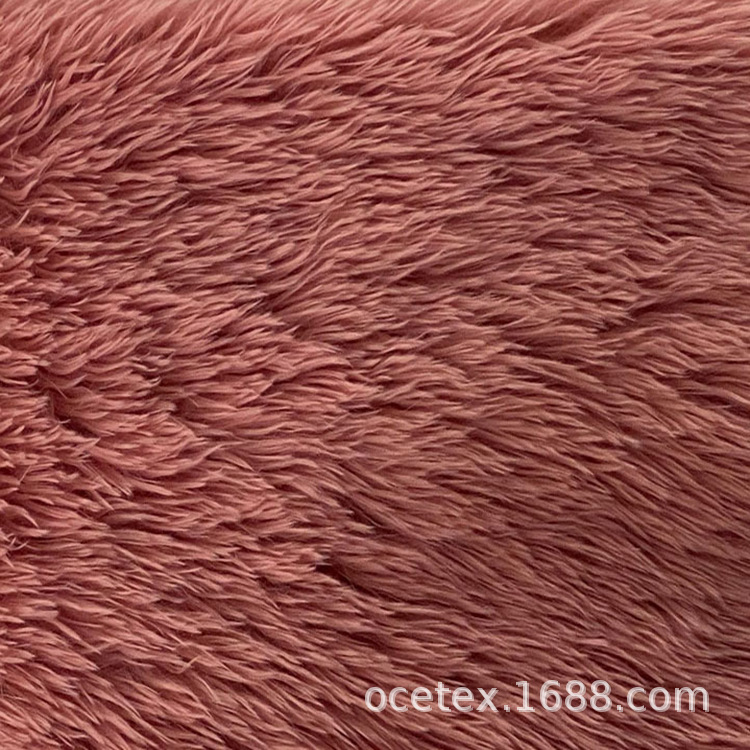 厂家供应托斯卡纳皮毛一体面料仿狐狸毛托卡皮草面料毛领围巾面料