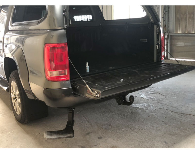2016-2023 Volkswagen Amarok Pickup Truck Modification Accessories, Rear Folding Step, Thickened Load-Bearing Boarding Step