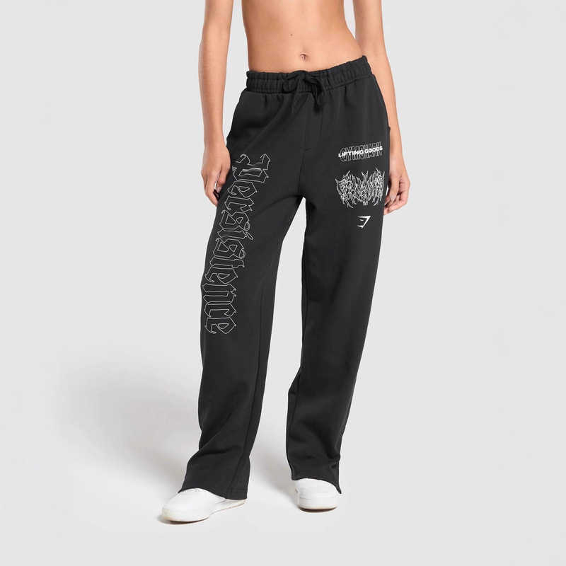 Cross-Border Gym Muscle Sports Pants Men's Jogging Fitness Bodybuilding Sports Casual Pants Cotton Printed Pants Tk Trendy