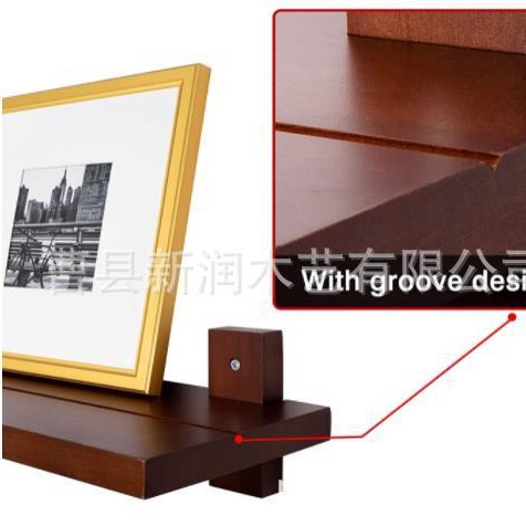 Walnut Wood Rustic Solid Wood Shelves Floating Wall Shelves for Bedroom, Bathroom, Kitchen Storage and Decoration