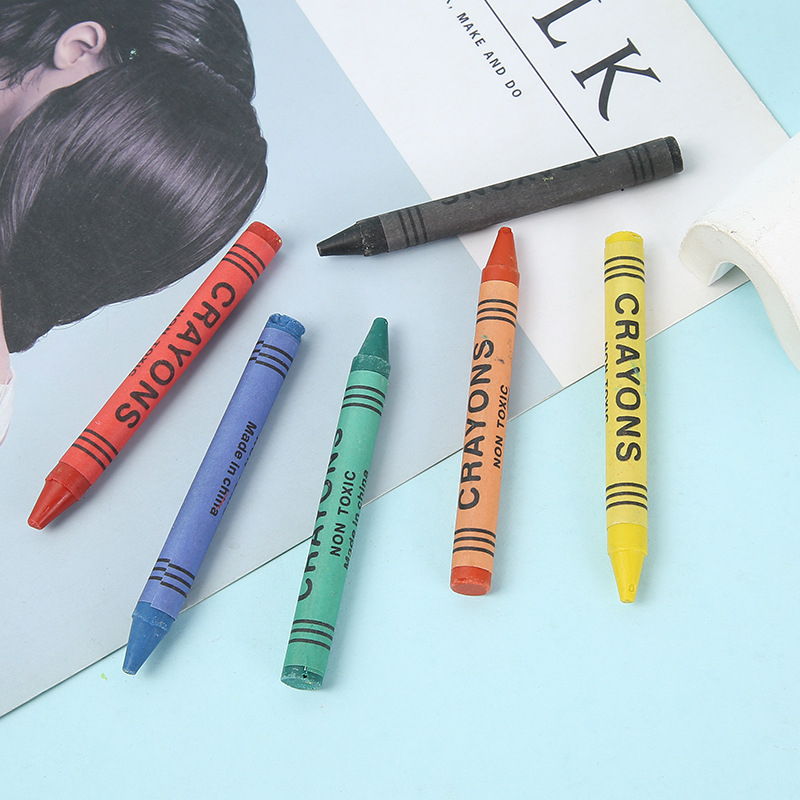 Manufacturer wholesale early childhood education children's graffiti crayons 6 colors art supplies creative painting oil pastels