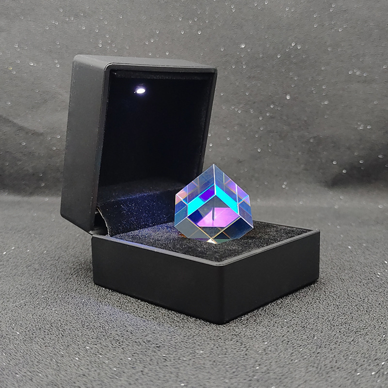 Prisma de coloración solar captador de luz cubo captador de luz solar prisma de vidrio decoración descompresión regalo creativo