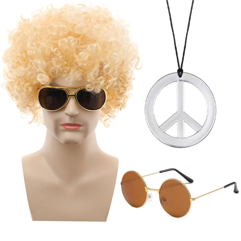 가벼운 황금 팬 헤어 [다크 브라운 실버]