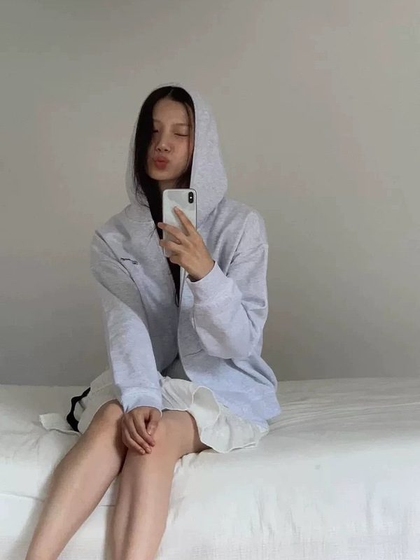 现 韩国设计师tann*t连帽拉链卫衣韩系女装学院风减龄显瘦外套女|undefined