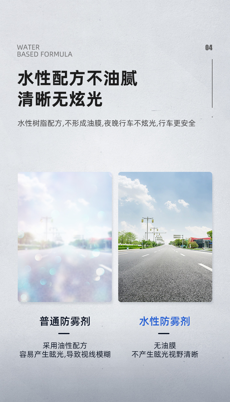Carefully Selected Car Window Glass Cleaning and Anti-Rain, Anti-Fog Spray, Automotive Glass Rain Repellent, Rearview Mirror Water Repellent