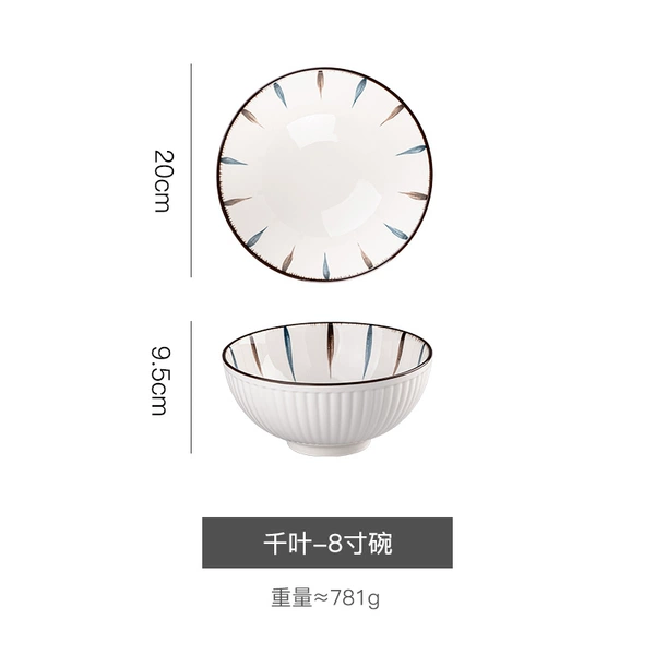 1 8-inch soup bowl (Chiba)