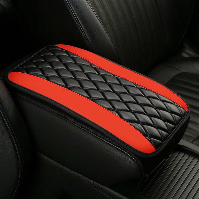 Car Central Armrest Box Pad Cross-Border Manufacturer Carbon Fiber Car Armrest Box Pad Memory Foam Armrest Cover Protective Pad