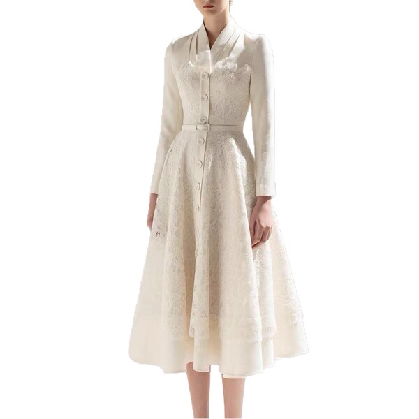 Small design base lace dress