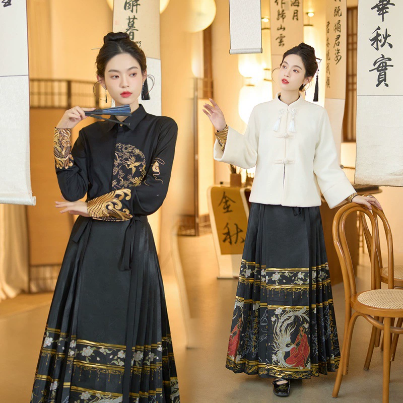 Настоящий снимок 2023 осень-зима Новое короткое двустороннее шерстяное пальто в китайском стиле, женская маленькая тканая Золотая юбка-жилет