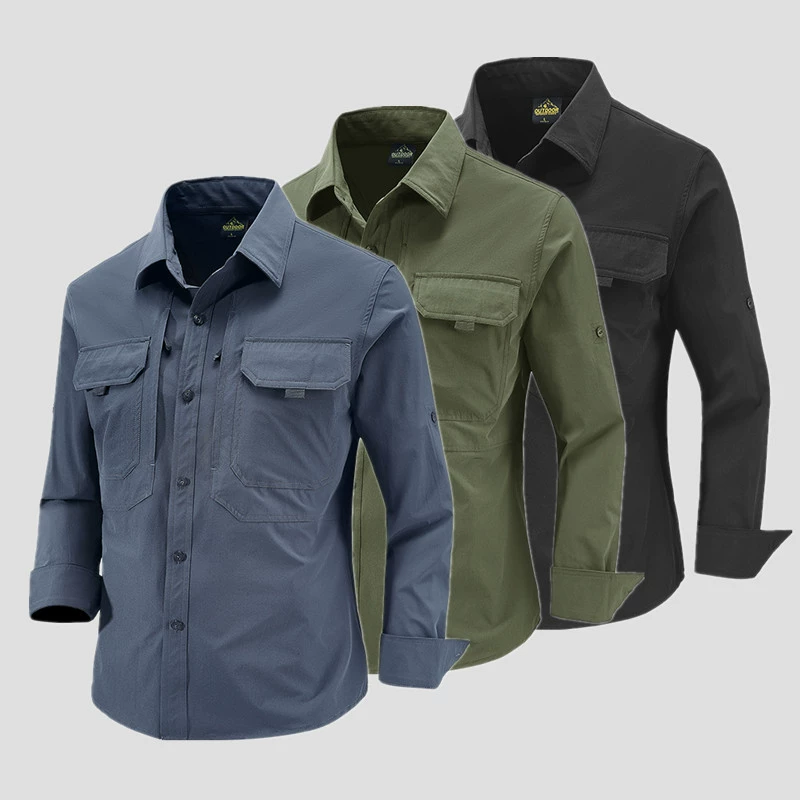 Летняя эластичная быстрая сухая рубашка с длинными рукавами