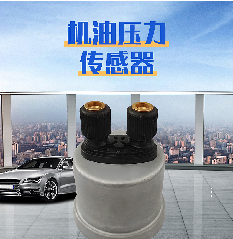 Universal 1/4Npt 1/8Npt Oil Pressure Sensor 0-10Bar Cummins Generator Parts Sensor Plug